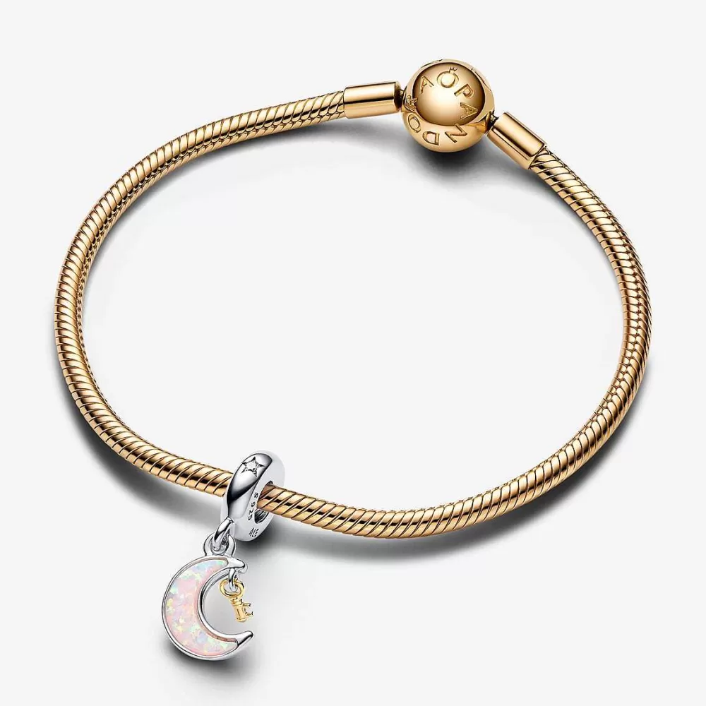 Clearance Pandora Conta Pendente Chave E Lua