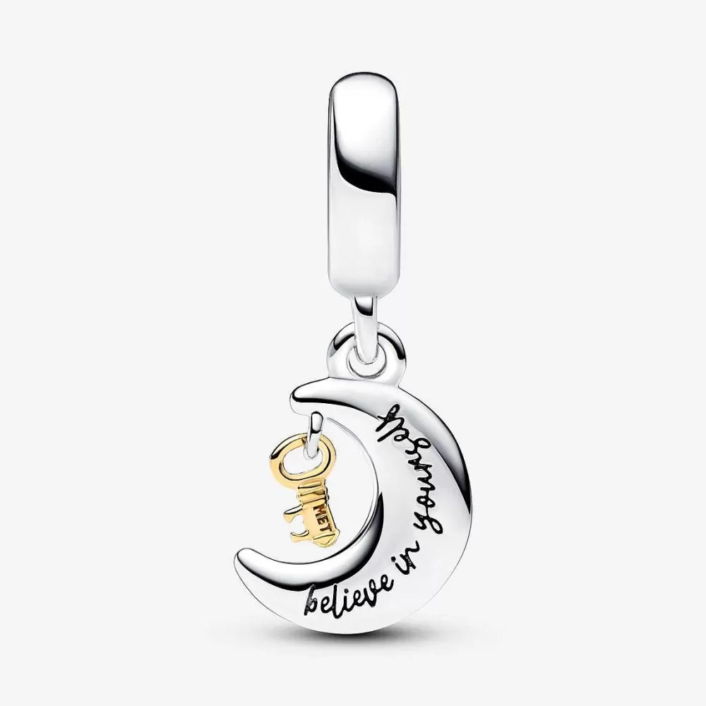 Clearance Pandora Conta Pendente Chave E Lua