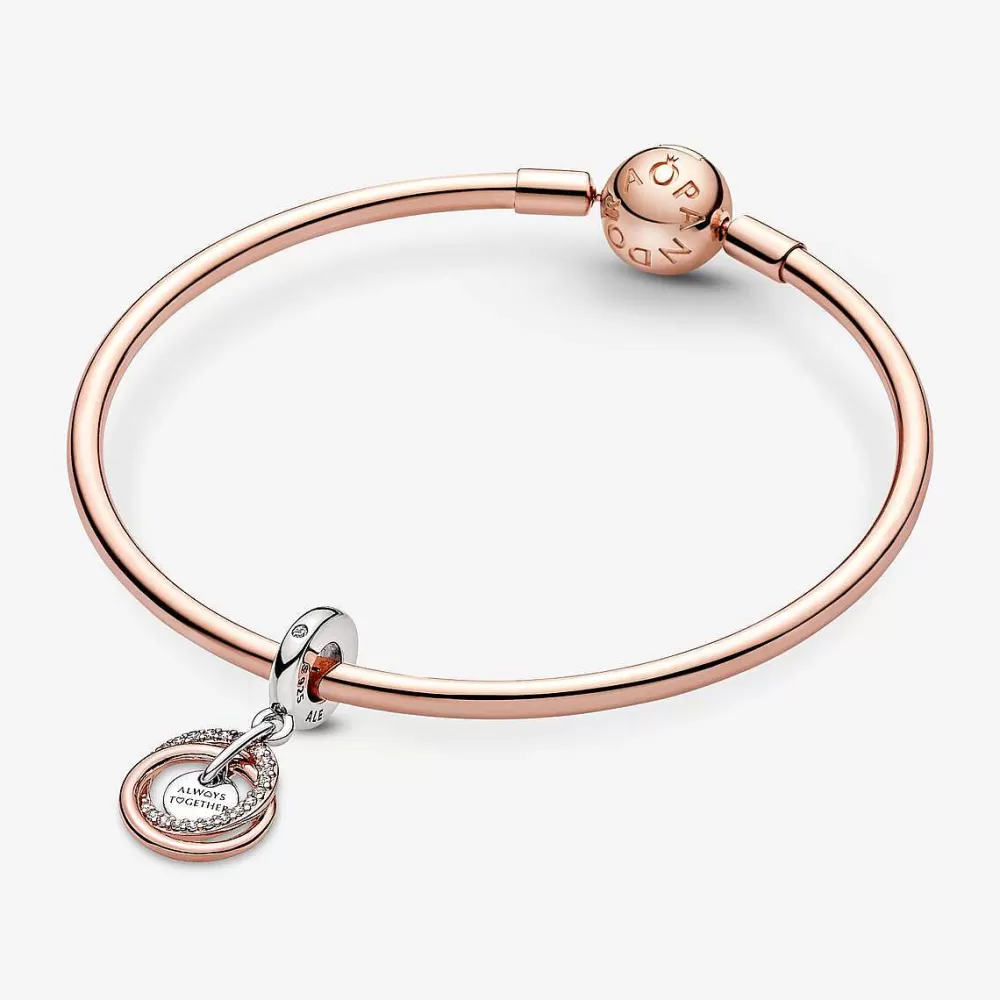 Fashion Pandora Conta Pendente Circular Family Always