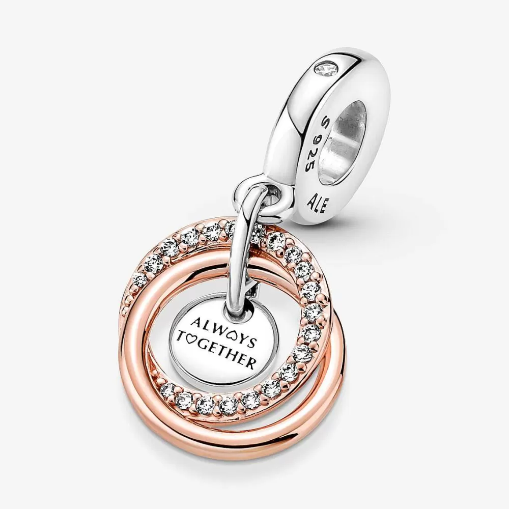 Fashion Pandora Conta Pendente Circular Family Always