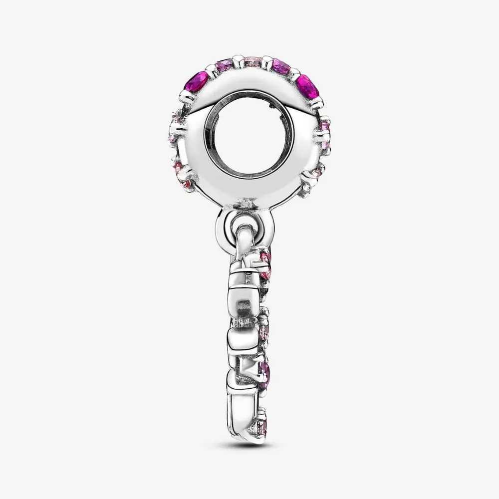 Clearance Pandora Conta Pendente Coracao De Familia Cor-De-Rosa