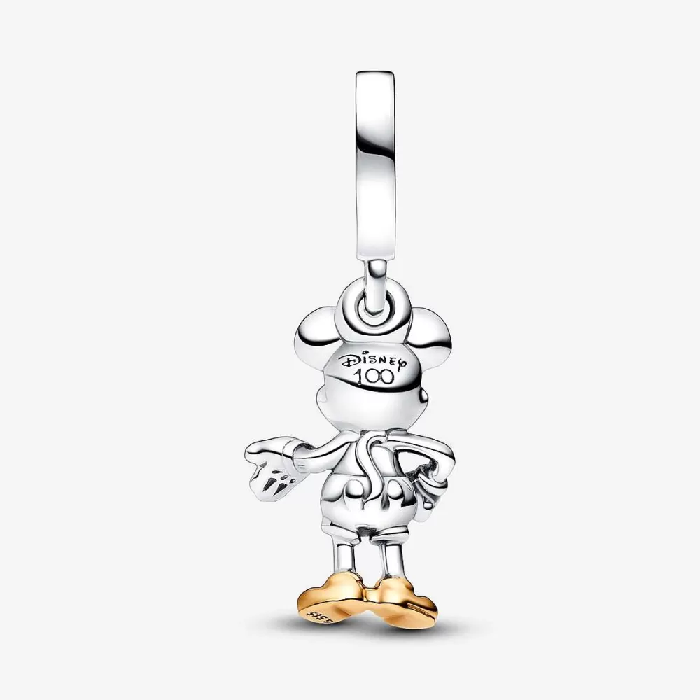 Hot Pandora Conta Pendente Diamante De Laboratorio Mickey 100º Aniversario Disney