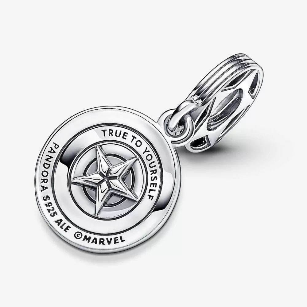 Sale Pandora Conta Pendente Marvel The Avengers, Captain America Shield