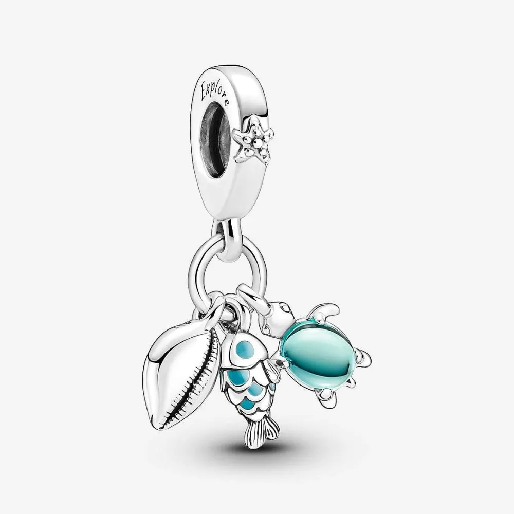 Sale Pandora Conta Pendente Peixe, Tartaruga & Buzio