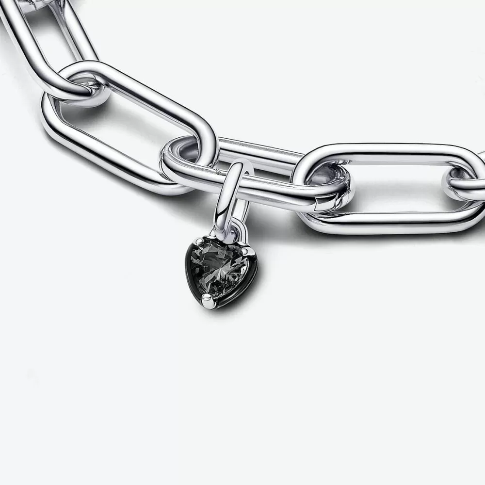 Discount Pandora Mini-Conta Pendente Coracao Chakra Preto Me