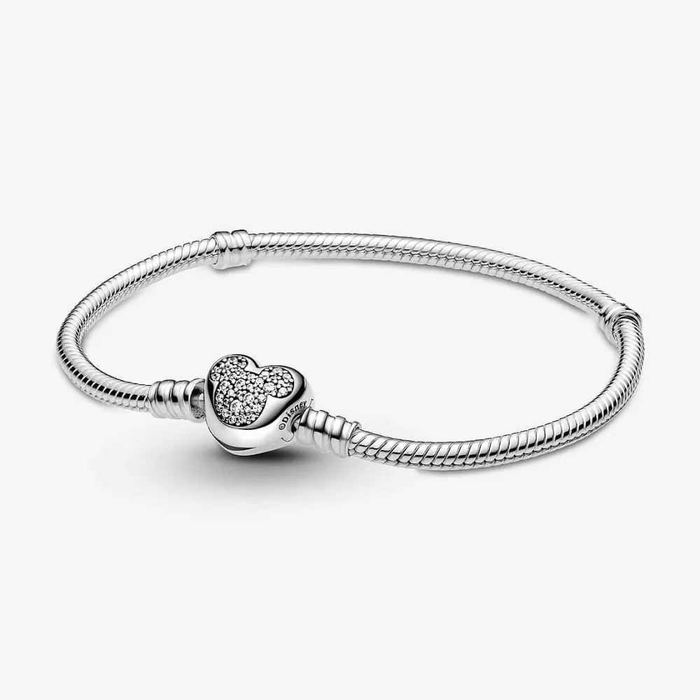 Best Sale Pandora Pulseira Disney Com Fecho Coracao Mickey Mouse