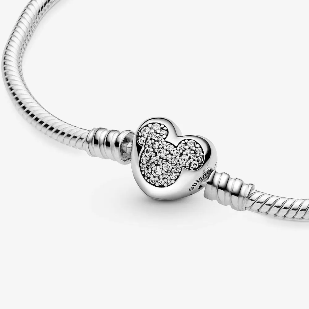 Best Sale Pandora Pulseira Disney Com Fecho Coracao Mickey Mouse