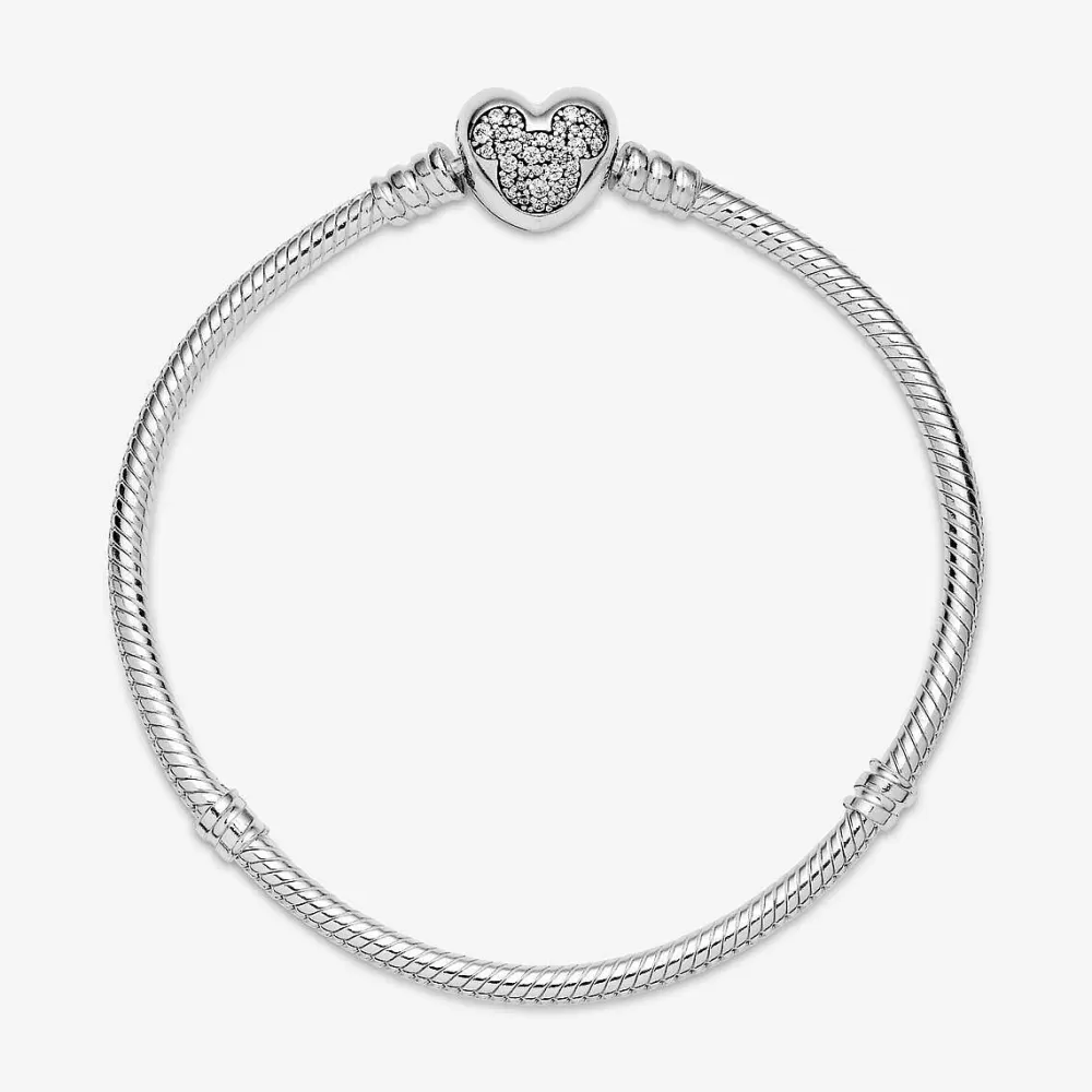 Best Sale Pandora Pulseira Disney Com Fecho Coracao Mickey Mouse